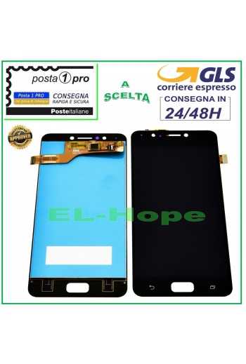 DISPLAY LCD PER ASUS ZENFONE 4 MAX ZC520KL X00HD TOUCH SCREEN SCHERMO VETRO NERO