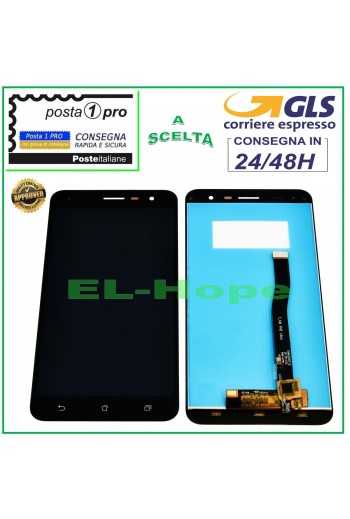 DISPLAY PER ASUS ZENFONE 3 ZE552KL Z012S Z012DE TOUCH SCREEN SCHERMO VETRO NERO