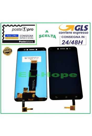 DISPLAY PER ASUS ZENFONE LIVE ZB501KL A007 TOUCH SCREEN SCHERMO VETRO NERO