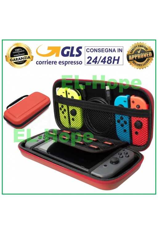 BORSA CUSTODIA CASE COVER RIGIDA ANTIURTO PER NINTENDO SWITCH