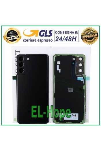 COPRI BATTERIA ORIGINALE SAMSUNG GALAXY S21 PLUS SM-G996 SCOCCA POSTERIORE NERO