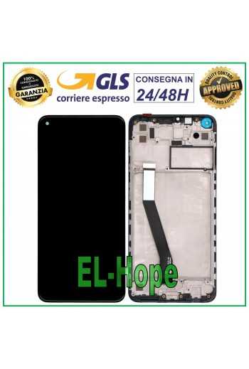 DISPLAY LCD FRAME PER XIAOMI REDMI NOTE 9 / 10X 4G M2003J15SG TOUCH SCREEN VETRO