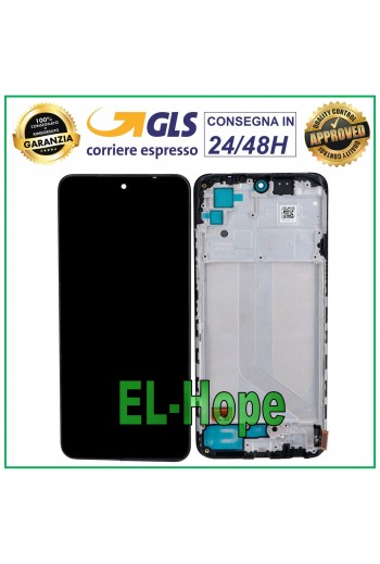 DISPLAY LCD OLED + FRAME XIAOMI REDMI NOTE 10 M2101K7AI M2101K7AG TOUCH VETRO