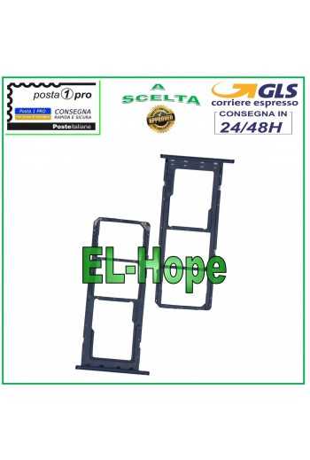 SLOT CARRELLO VANO SCHEDA NANO SIM MICRO SD SAMSUNG GALAXY A02S SM-A025G BLU