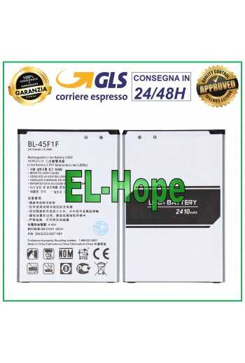 BATTERIA BL-45F1F PER LG K4 2017 M160 K8 2017 M200 M210 MS210 2410 mAh