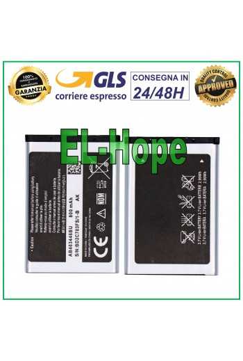 BATTERIA AB463446BU PER SAMSUNG GALAXY GT A117 A137 A167 A227 A237 A303 800 mAh