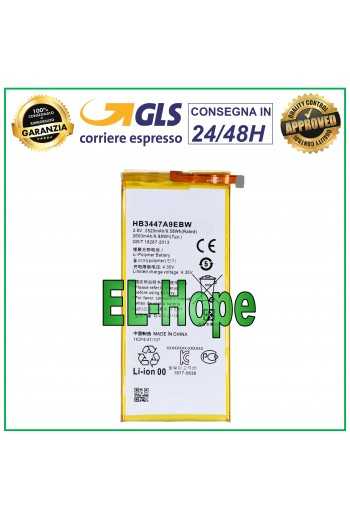 BATTERIA HB3447A9EBW PER HUAWEI ASCEND P8 GRA-L09 2600 mAh PARI ORIGINALE