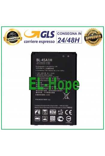 BATTERIA BL-45A1H PER LG K10 K420 K420N K430 K430DS K450 2300 mAh PARI ORIGINALE