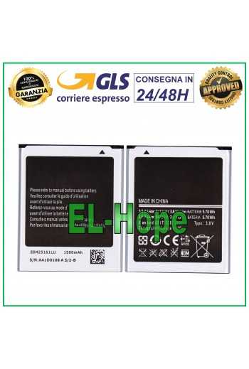 BATTERIA EB425161LU PER SAMSUNG GALAXY TREND GT S7560 PLUS S7580 1500 mAh 