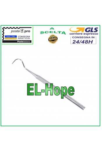 DENTIST HOOK TOOL STRUMENTO PER LA PULIZIA E CURA IGIENE ORALE METAL SPUDGER