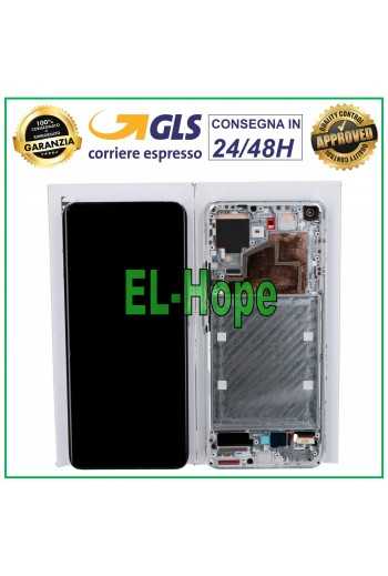 DISPLAY LCD ORIGINALE + FRAME XIAOMI MI 11 5G M2011K2G TOUCH SCREEN VETRO SILVER