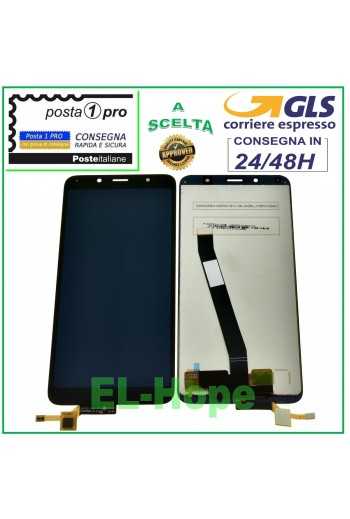 DISPLAY LCD PER XIAOMI REDMI 7A M1903C3EG M1903C3EH TOUCH SCREEN VETRO NERO