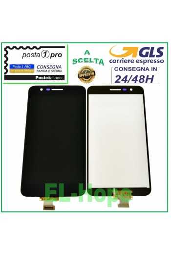 DISPLAY LCD PER LG K11 2018 LMX410 LM-X410 TOUCH SCREEN VETRO NERO K10