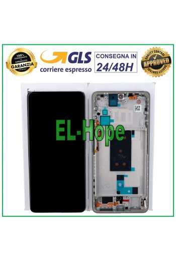 DISPLAY TOUCH LCD ORIGINALE XIAOMI MI 11T 21081111RG /11T PRO 2107113SG SILVER