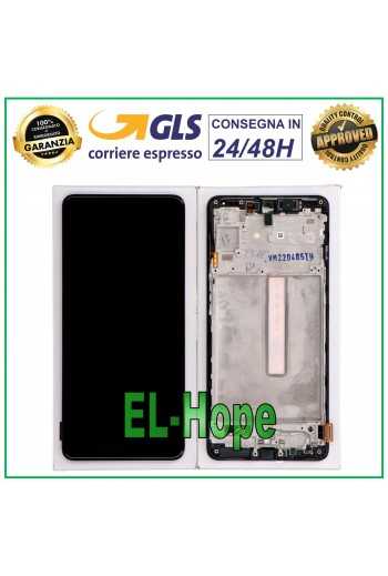 DISPLAY LCD FRAME ORIGINALE SAMSUNG GALAXY M53 5G SM-M536 SM-M536B TOUCH SCREEN