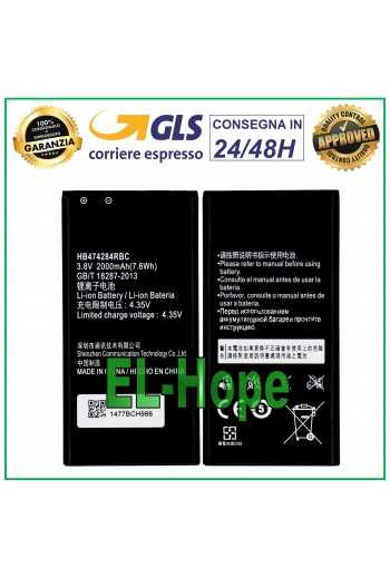 BATTERIA HB474284RBC PER HUAWEI Y550 Y625 Y635 G521 G620 G615 2000 mAh BATTERY