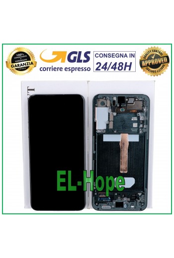 DISPLAY LCD ORIGINALE SAMSUNG GALAXY S22+ PLUS 2022 SM-S906 TOUCH GREEN VERDE