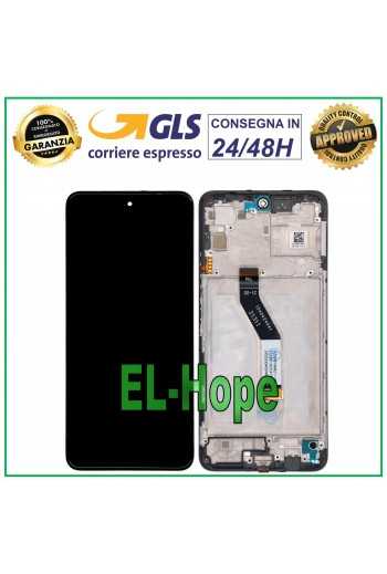 DISPLAY LCD + FRAME TOUCH SCREEN XIAOMI REDMI NOTE 11 5G ASSEMBLATO VETRO NERO