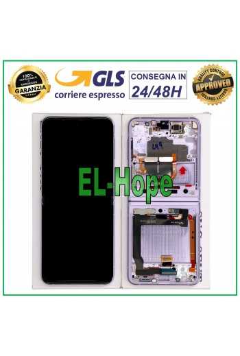 DISPLAY LCD ORIGINALE FRAME SAMSUNG GALAXY Z FLIP 3 5G SM-F711B TOUCH LAVENDER