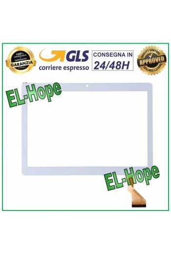 TOUCH SCREEN VETRO TABLET SANNUO K101 CODICE FLATE HN 1045-FPC-V2 BIANCO WHITE