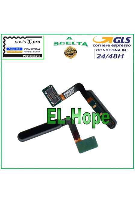 FLAT FLEX TASTO HOME FINGERPRINT Per HUAWEI P20 PRO CLT-L09 PULSANTE NERO