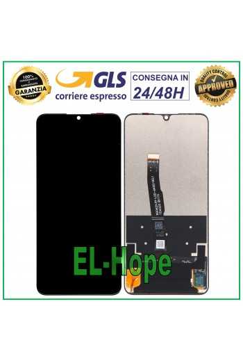 DISPLAY LCD PER HUAWEI P30 LITE NEW EDITION TOUCH SCREEN VETRO ASSEMBLATO NERO