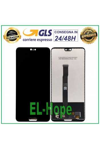 DISPLAY LCD PER HUAWEI P20 EML L09 L09C L29 AL00 TOUCH SCREEN SCHERMO VETRO NERO