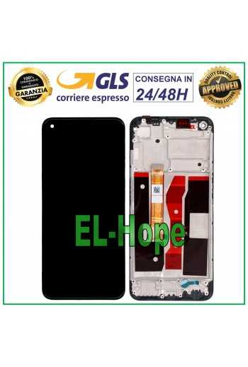 DISPLAY LCD + FRAME PER OPPO A54 4G CPH2239 TOUCH SCREEN VETRO SCHERMO NERO