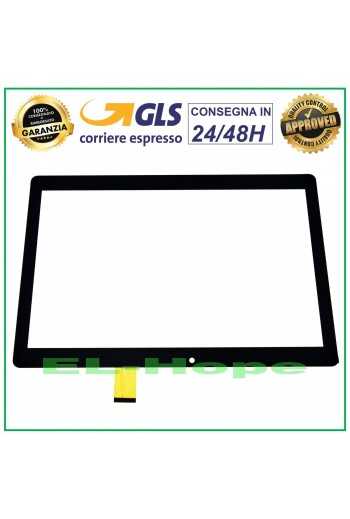 TOUCH SCREEN VETRO MAJESTIC TAB 711 4G 10.1 TABLET DIGITIZER ORIGINALE NERO