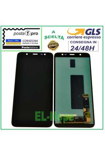 DISPLAY LCD PER SAMSUNG GALAXY J8 2018 J810Y J810F TOUCH SCREEN SCHERMO VETRO