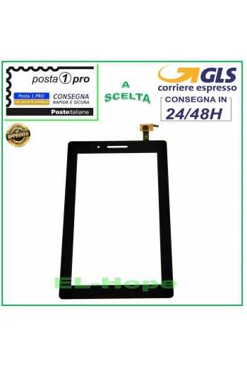 TOUCH SCREEN VETRO LENOVO TAB 3 Essential TB3-710F 710L 710i DIGITIZER 7.0 NERO