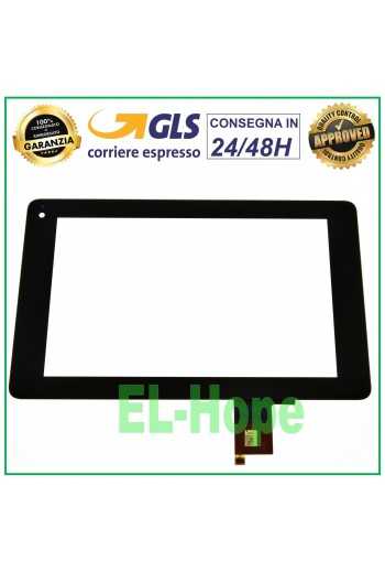 TOUCH SCREEN VETRO HUAWEI MEDIAPAD S7-301U S7-303U S7-301W TABLET DIGITIZER NERO