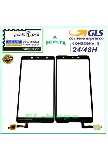 TOUCH SCREEN VETRO WIKO LENNY 5 DIGITIZER VETRINO NERO 5.7''
