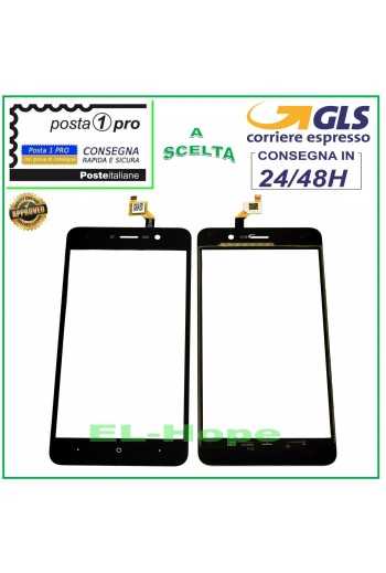 TOUCH SCREEN VETRO WIKO LENNY 4 DIGITIZER VETRINO NERO 5.0''