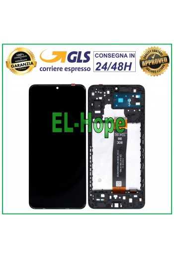 DISPLAY LCD + TOUCH SCREEN FRAME PER SAMSUNG GALAXY A13 5G SM A136B A136U NERO