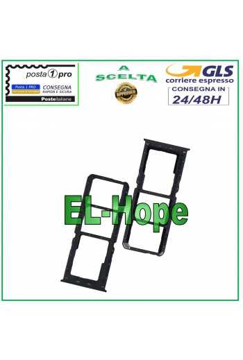 SLOT CARRELLO VANO SIM SCHEDA MICRO SD PER OPPO A11 A11X PCHT00 PCHM00 NERO