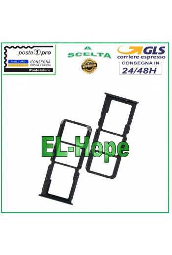 SLOT CARRELLO VANO SIM SCHEDA MICRO SD PER OPPO A94 4G CPH2203 ALLOGGIO SILVER