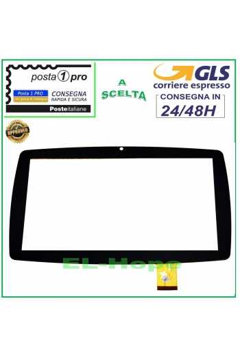 TOUCH SCREEN VETRO LISCIANI MIO TAB Barbie Smart Evolution MP0100989 7.0 NERO