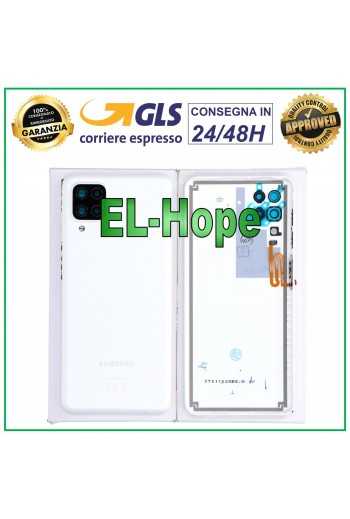 COPRI BATTERIA ORIGINALE SAMSUNG GALAXY A12 SM-A125 SCOCCA POSTERIORE BIANCO