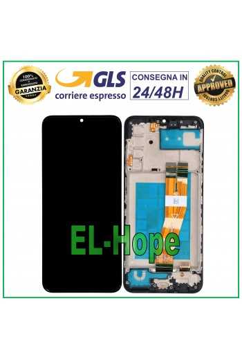 DISPLAY LCD + FRAME PER SAMSUNG GALAXY A03S SM-A037G TOUCH SCREEN VETRO SCHERMO