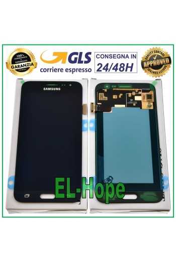 DISPLAY LCD ORIGINALE SAMSUNG GALAXY J3 2016 J320 SM-J320FN TOUCH SCREEN NERO