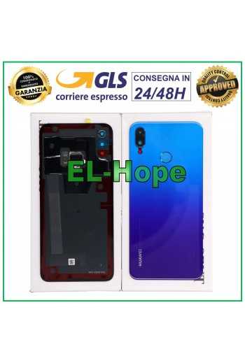 COVER POSTERIORE ORIGINALE HUAWEI P SMART PLUS INE-LX1 COPRI BATTERIA BLU PURPLE