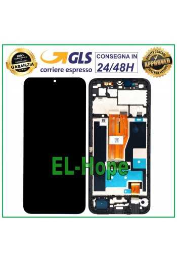 DISPLAY FRAME + LCD PER OPPO REALME C30 /C33 RMX3581 TOUCH SCREEN VETRO SCHERMO 