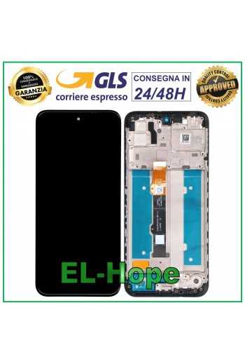 DISPLAY LCD TFT + FRAME PER MOTOROLA MOTO G31 XT2173 TOUCH SCREEN VETRO NERO