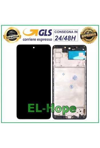 DISPLAY LCD OLED FRAME PER SAMSUNG GALAXY M51 2020 SM-M515 F TOUCH SCREEN VETRO