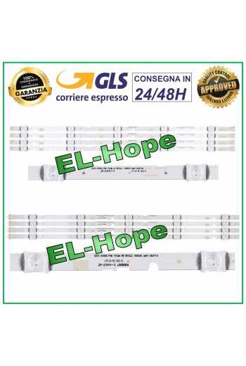 KIT 8 BARRE LED PER TV SAMSUNG 2015SVS50-FHD-FCOM-L5/R5 LB661 LB662 VSDN-490SMA