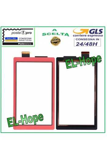 TOUCH SCREEN VETRO PER NINTENDO SWITCH LITE GAME PAD DIGITIZER VETRINO ROSA PINK