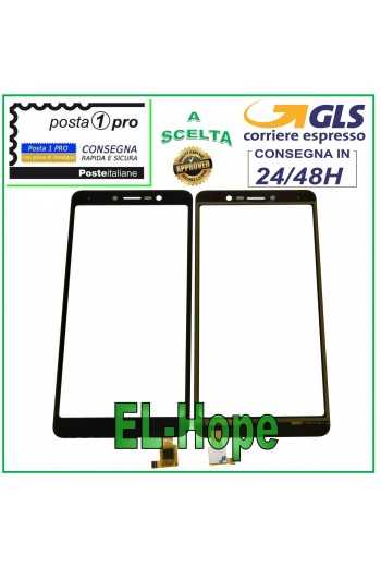 TOUCH SCREEN VETRO PER WIKO TOMMY 3 DIGITIZER VETRINO 5.45" NERO