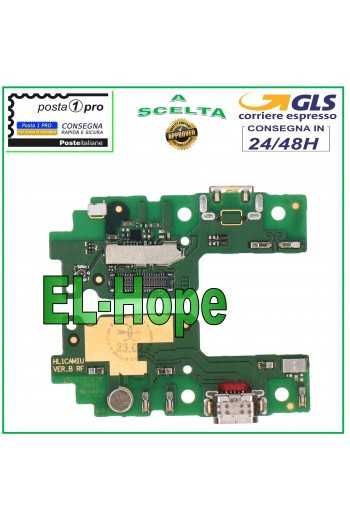 CONNETTORE RICARICA USB HUAWEI Y6 2 II DUE CAM-L21 L03 MICROFONO PCB DOCK CARICA