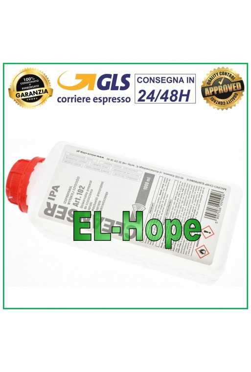 ART.102 ALCOOL ISOPROPILICO PURO DETERGENTE CHIMICO PER PULIZIA RIMOZIONE  OSSIDO